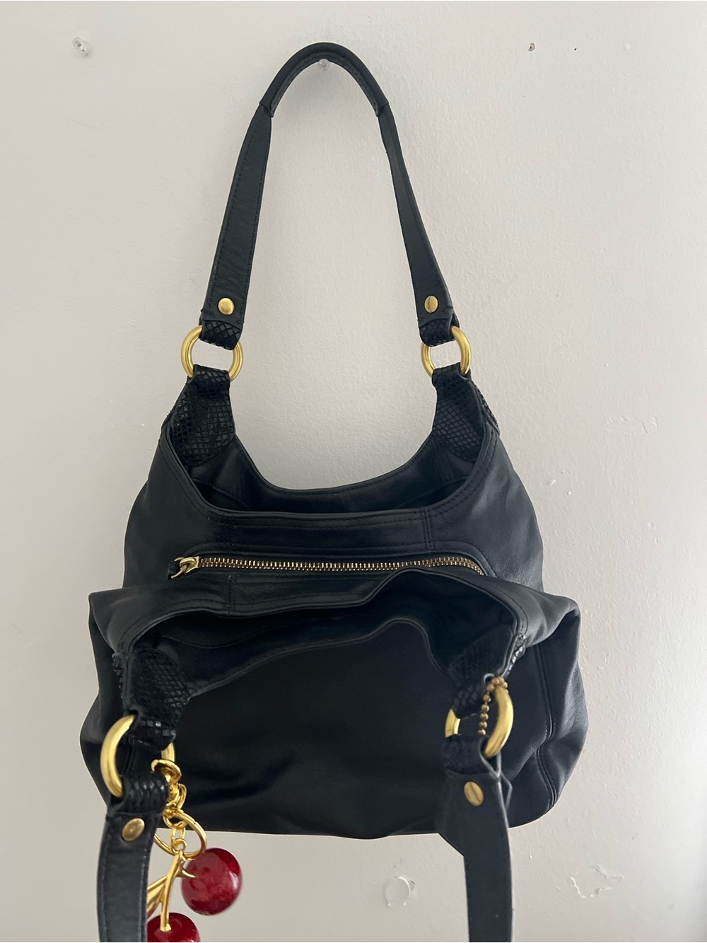 Coach Black Leather Tote - Picture 8 of 11